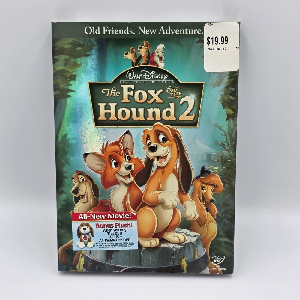 Disney The Fox and the Hound 2 DVD with Slipcover 2006 - New & Sealed